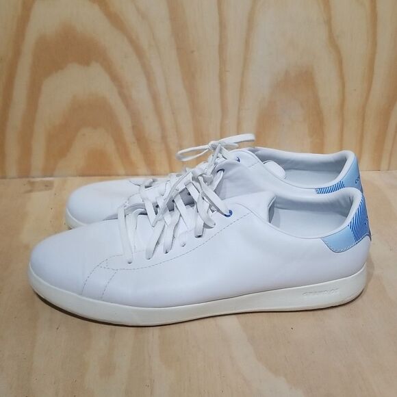 Cole Haan Men's Grandpro Tennis Sneaker Leather C22584 White - US 15 - Picture 3 of 8